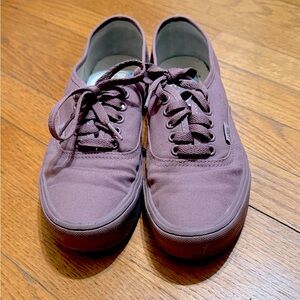 Mauve VANS Lace-Up Sneakers - Purple Pink - Women’s 8.5